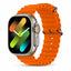 HK8 Pro Max 2.12-Inch AMOLED 49mm NFC Sports Smartwatch with WearFit Pro App Orange