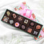 Premium Floral Box of Assorted Chocolates — 12 Pcs