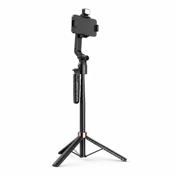 A101 Extendable AI Auto Face-Tracking Gimbal with Wireless Remote and Fill Light