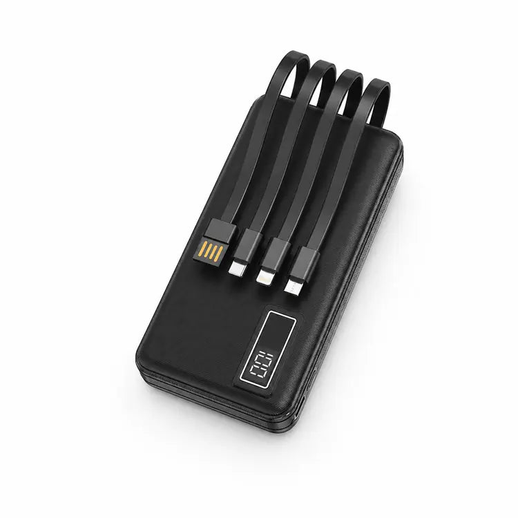 Aspor A301 4 In 1 Power Bank 20000mAh With Lcd Digital Display