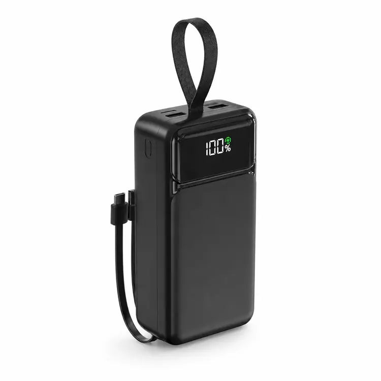 Aspor A317 22.5W 30000mAh Fast Charging Power Bank With 3 Cables Black Main image
