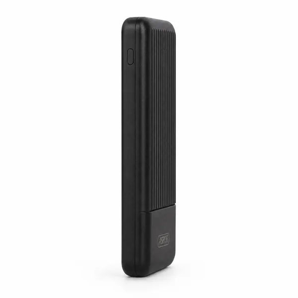 Aspor A300 Power Bank Original 10000mAh Li-polymer Battery 4 In1 Power Bank Black