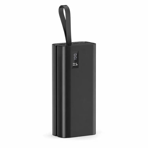 Aspor A337 22.5W PD 30000mAh Fast Charge Power Bank Lcd Display Black