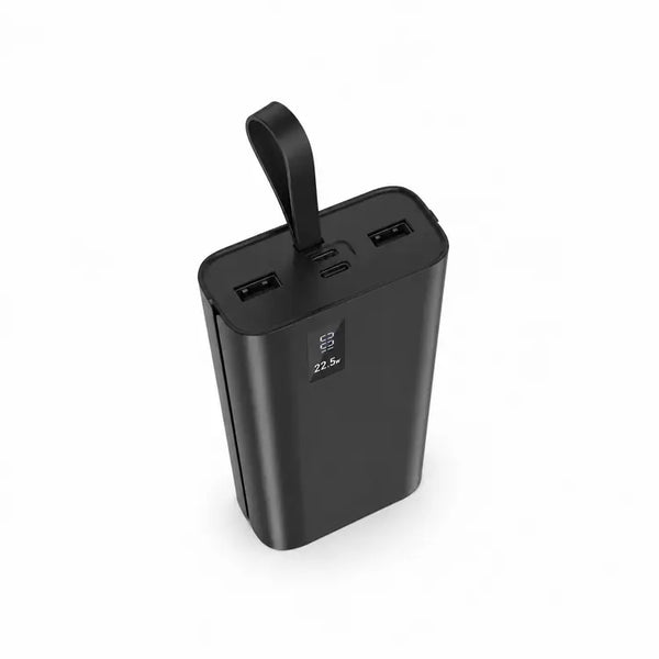 Aspor A337 22.5W PD 30000mAh Fast Charge Power Bank Lcd Display Black