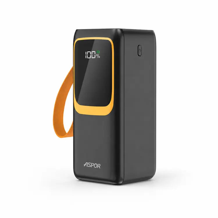 Aspor A350 22.5W 50000mAh Fast Charging Type-C Micro Ios 7 Output With Built-in Flashlight Power Bank Main image