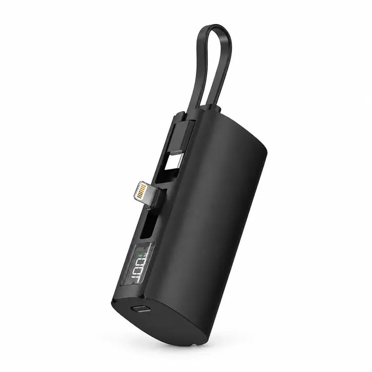 Aspor A351 2-in-1 iPhone & Type-C Flexible Portable Mini 5000mAh Power Bank Main image