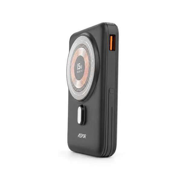 Aspor A381 Magnetic Portable Mini 5000mAh Wireless Power Bank