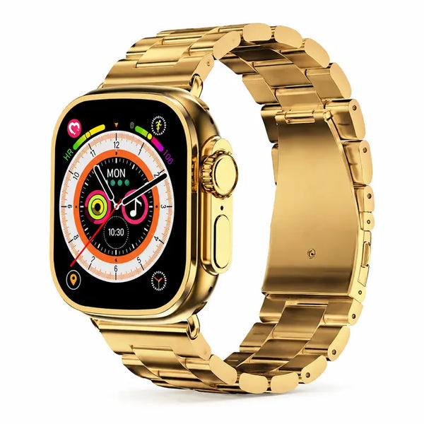 C9 Ultra Max Gold Edition 2.1-Inch Smartwatch with HryFine App