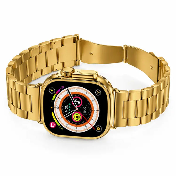 C9 Ultra Max Gold Edition 2.1-Inch Smartwatch with HryFine App
