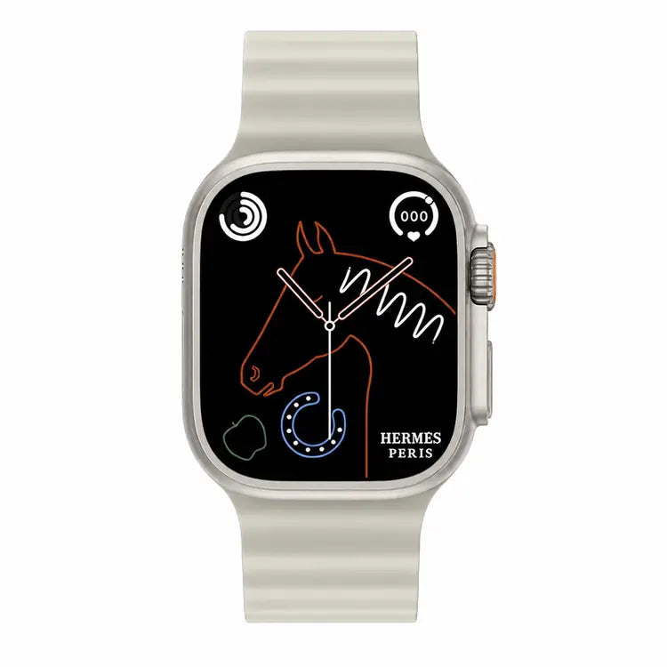 HK10 Ultra 3 2.02-Inch AMOLED Smartwatch with G-Sensor, AI Features and 2 Straps