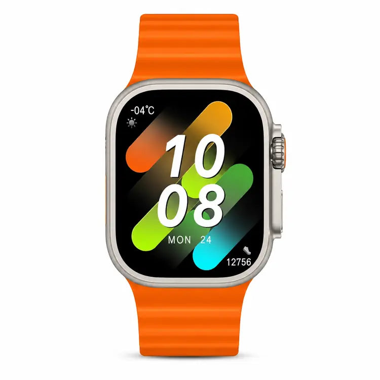 HK8 Pro Max 2.12-Inch AMOLED 49mm NFC Sports Smartwatch with WearFit Pro App Orange Secondary image