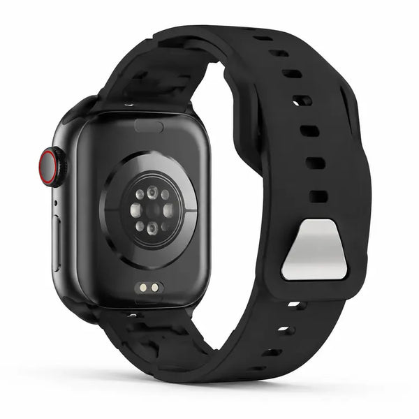 HK9 Mini 1.75-Inch ECG + PPG Bluetooth Smartwatch with WearFit Pro App Black