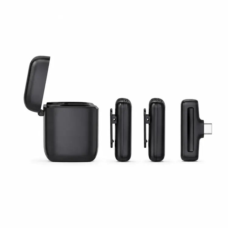 J13 Type-C Dual Wireless Lavalier Microphone with Charging Case