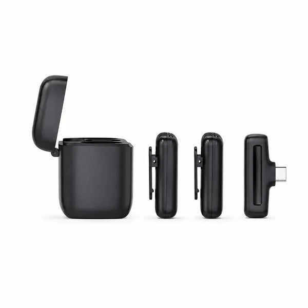 J13 Type-C Dual Wireless Lavalier Microphone with Charging Case