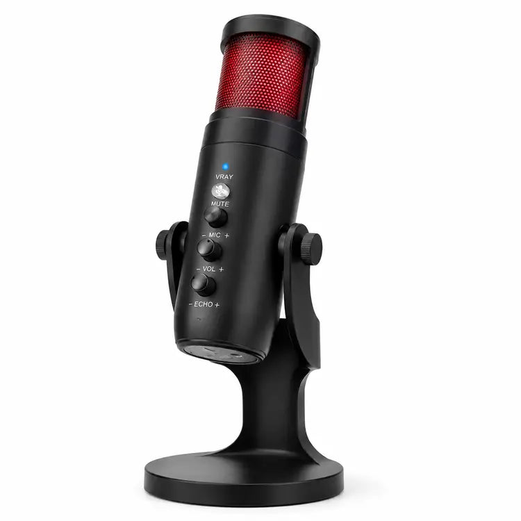 Jmary MC-PW9 RGB Professional USB Podcast Microphone with Noise Reduction Main image