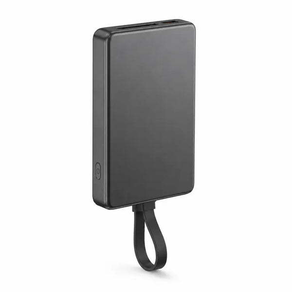 Joyroom Jr-pbm01 20W Wireless Power Bank 10000mAh With Built-in Cable&kickstand Black