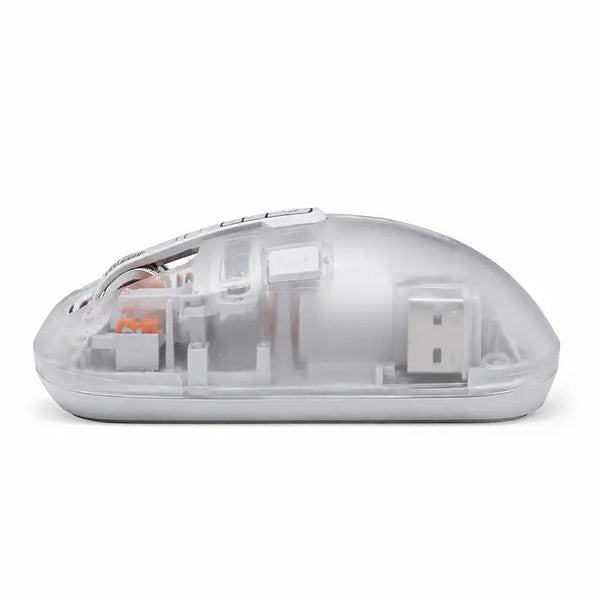 M-10A Transparent Wireless + Bluetooth Dual-Mode Rechargeable Mouse