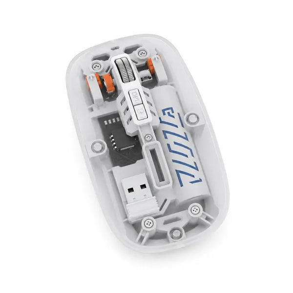 M-10A Transparent Wireless + Bluetooth Dual-Mode Rechargeable Mouse