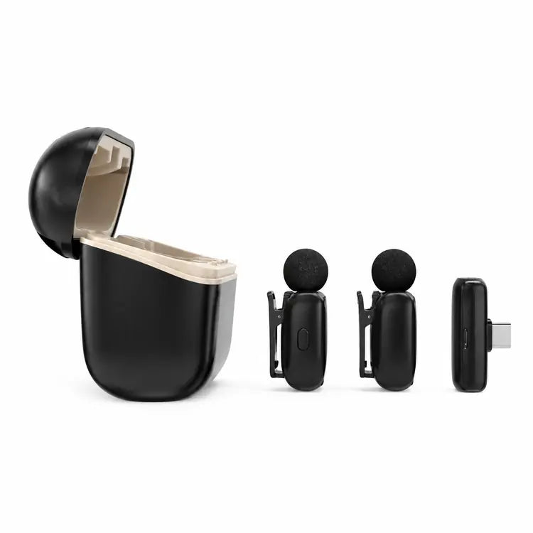 Mini8 RTS Lightweight Metal Dual Wireless Lavalier Condenser Microphone