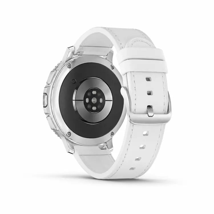 Samsung Galaxy Watch8 Classic front view
Samsung Galaxy Watch8 Classic rotating bezel
Samsung Galaxy Watch8 Classic 46mm Black front view
Samsung Galaxy Watch8 Classic Black side view
Samsung Galaxy Watch8 Classic 46mm White front view
Samsung Galaxy Watch8 Classic White side view
Samsung Galaxy Watch8 Classic rear health sensors
Original Samsung Galaxy Watch8 Classic smartwatch
Samsung Galaxy Watch8 Classic wireless charger