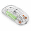 Transparent Wireless + Bluetooth Dual-Mode Rechargeable Mouse