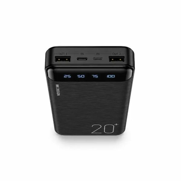 Remax Wk Power Bank 20000mAh Wp-163 Black
