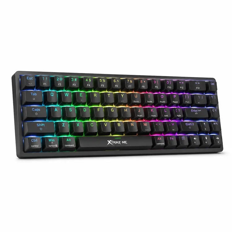 Xtrike Me GK-995W 68-Key 2.4G + Bluetooth 5.2 Tri-Mode Mechanical Gaming Keyboard Secondary image