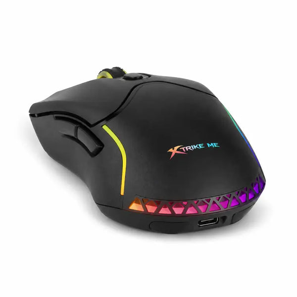 Xtrike Me GW-610 7-Button 8000 DPI Wired/Wireless Gaming Mouse Black