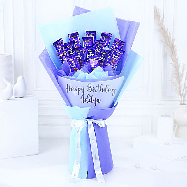 Chocolate Bar Birthday Bouquet Main image