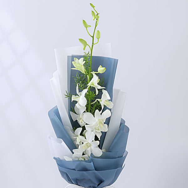 White Orchid Wish Bouquet
